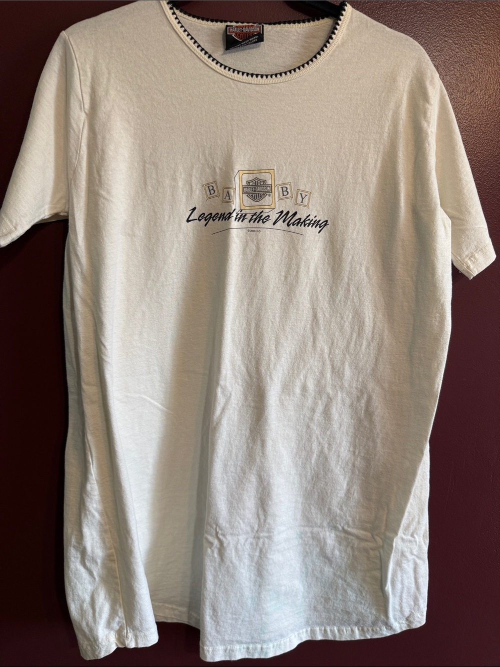 Harley-Davidson Cream Baby 'Legend in the Making' Short Sleeve